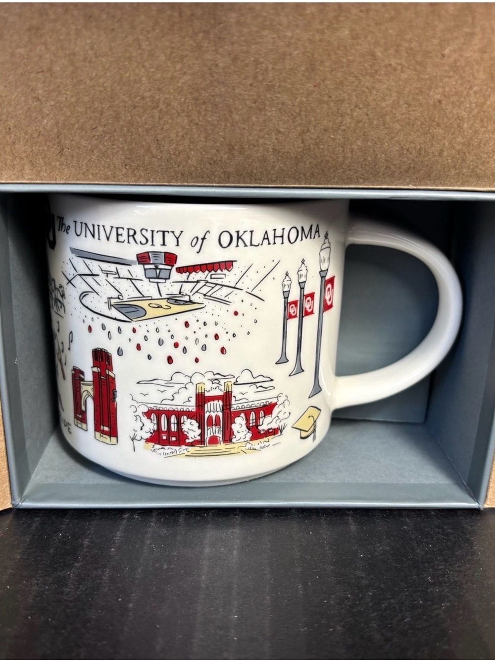 Starbucks University of Oklahoma Ceramic Coffee Mug